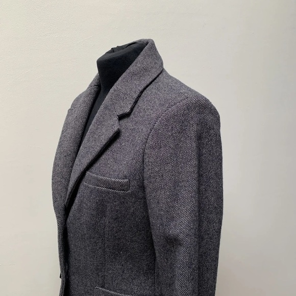 Jaeger wool blend tweed blazer jacket size 12 - Picture 10 of 11